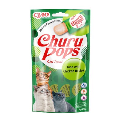 Churu Pops Cat Receita de Atum com Frango
